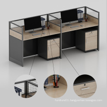 China Factory new design Desk Modern Style 2, 4, 6 person Office Workstation office desk partition